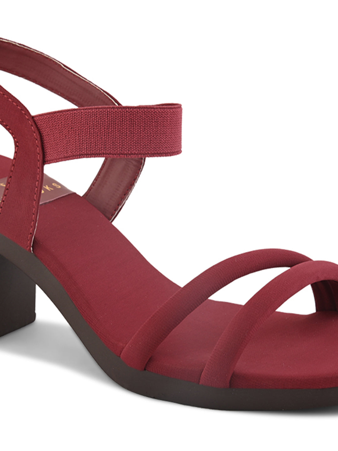 Bold & Trendy , Soft Block High Heels Sandals