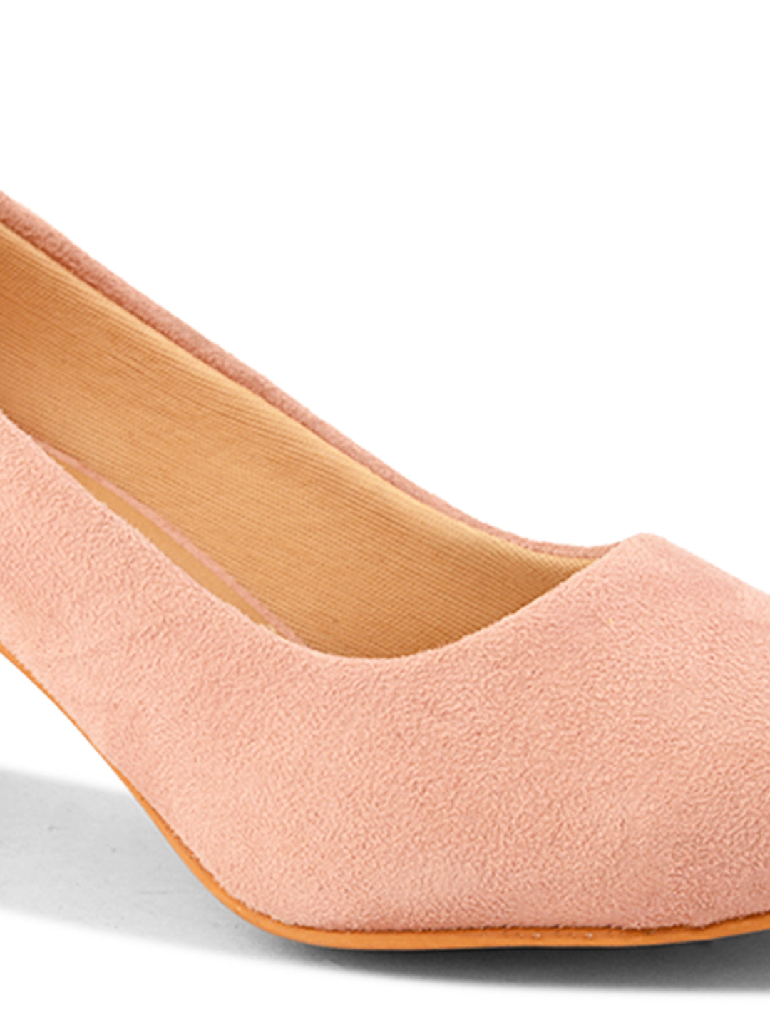 Elegant with a soft suede finish heels