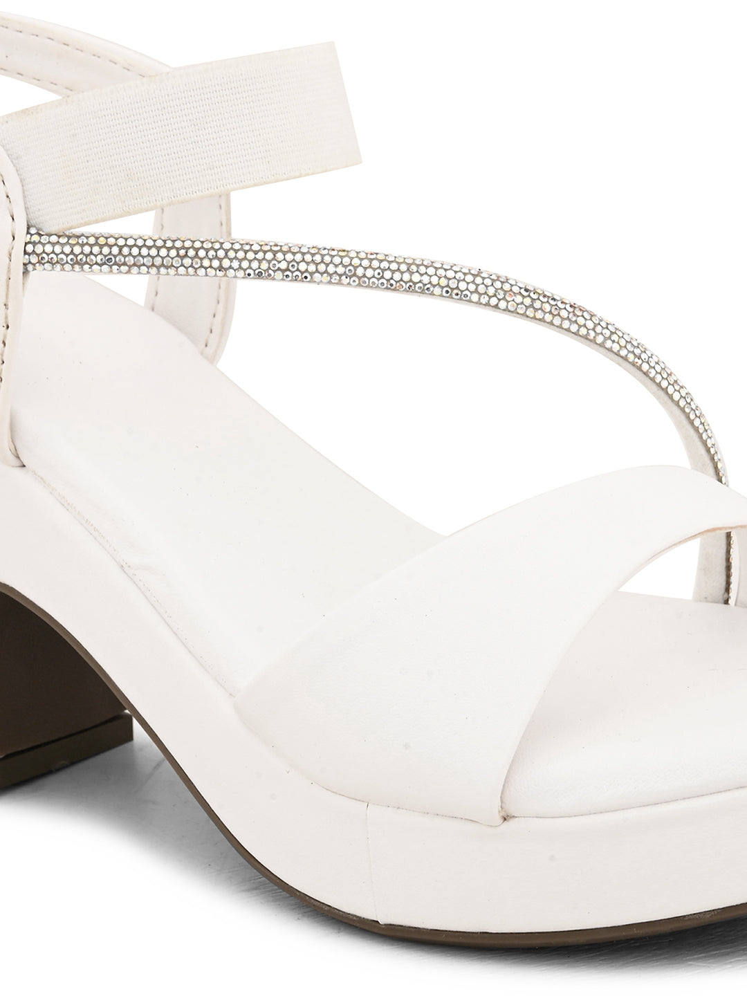 Fancy & Charm With Ankle Strap Block Heel Sandal