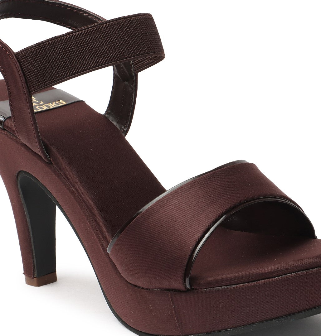 Stylish & Glamorous Design Cut High Heels Sandals (4 Inches Heel)