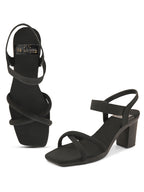 Bold & Attractive with Ankle strap Block High Heels Sandal