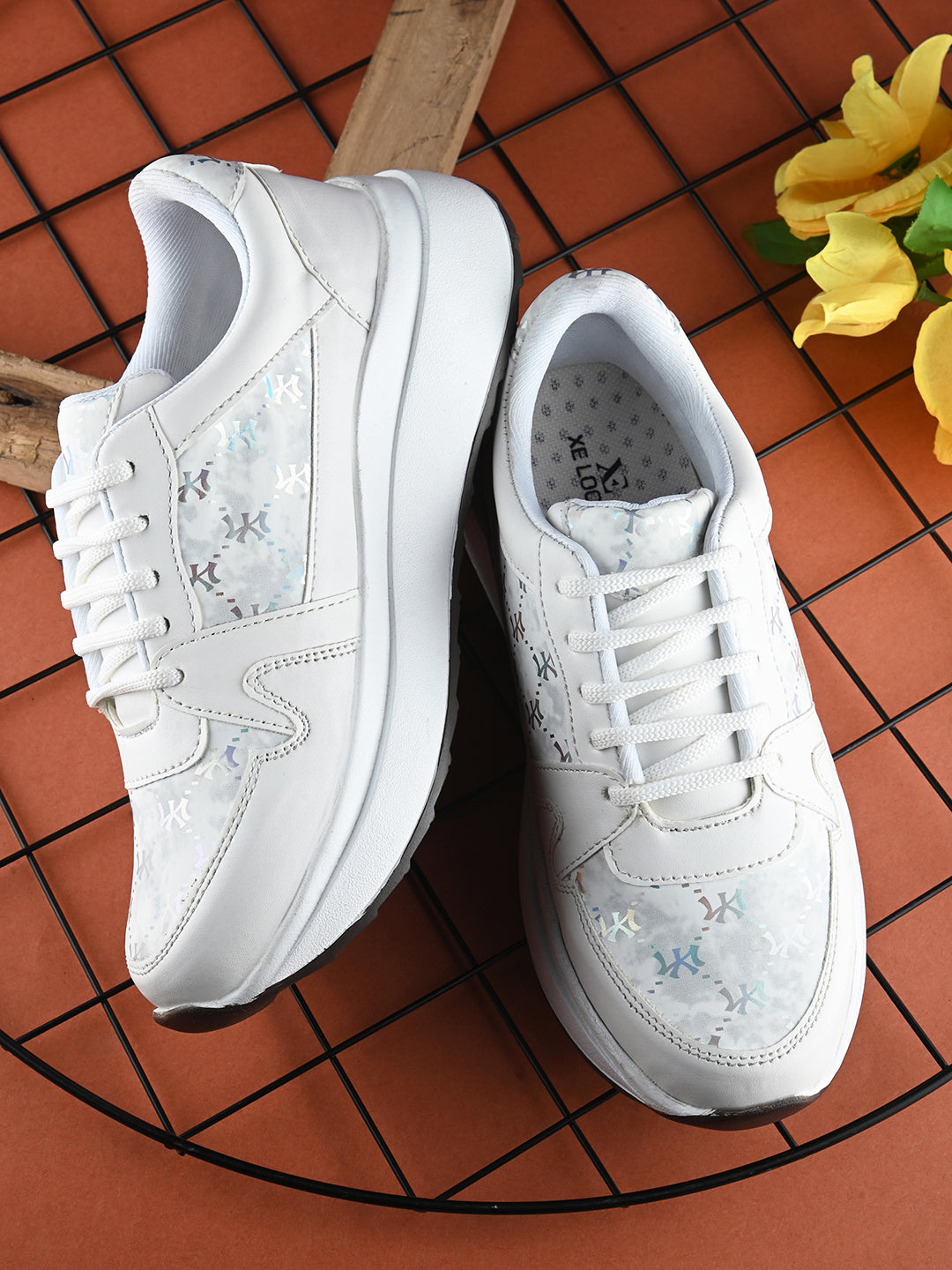 Soft lace up sneakers attractive lightweight Sneaker Shoes