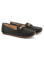 Classic Loafers with Metal Detail With Soft Insole Flats