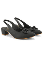 Slingback with Stylish Finish Heels