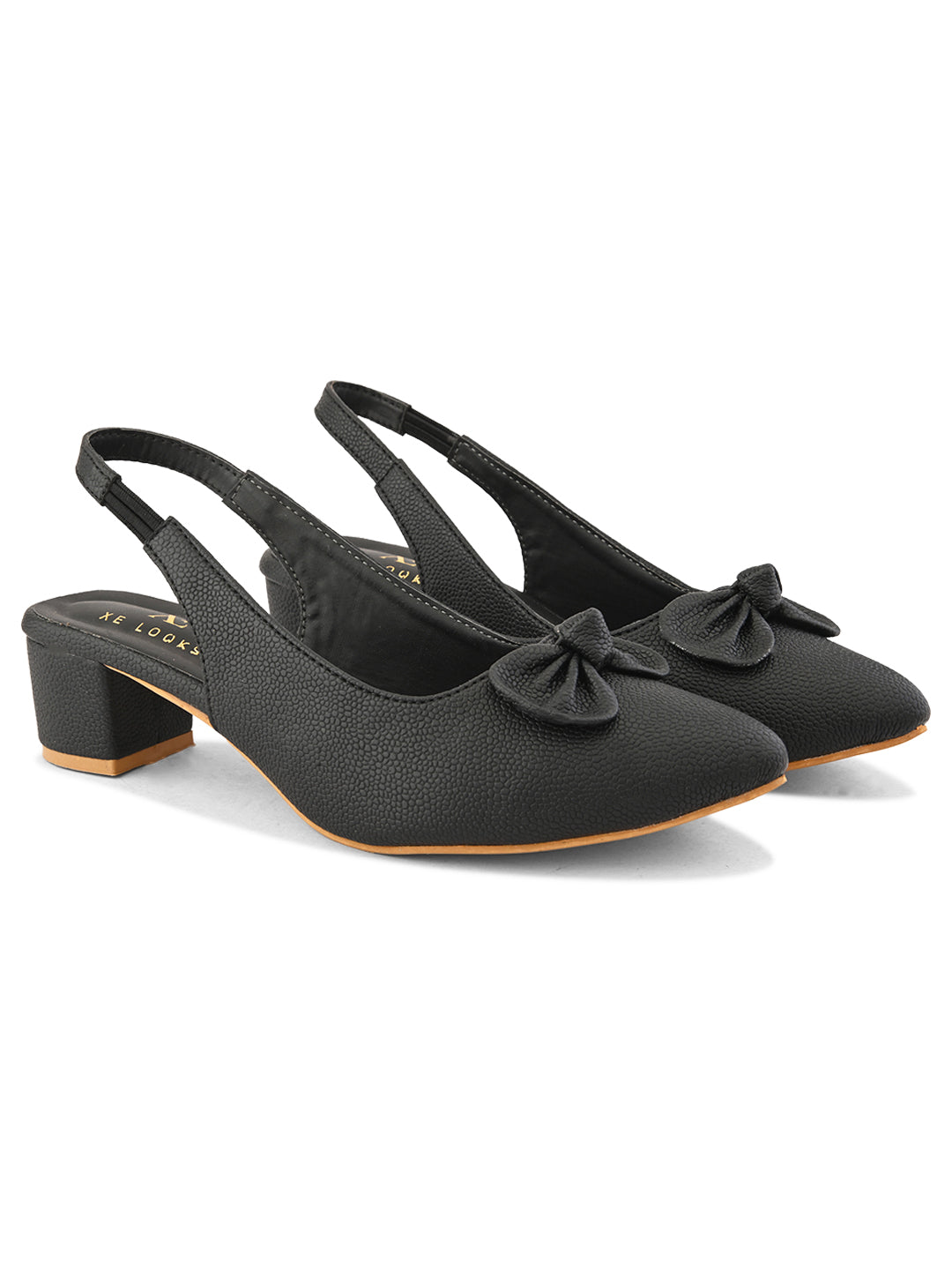 Slingback with Stylish Finish Heels