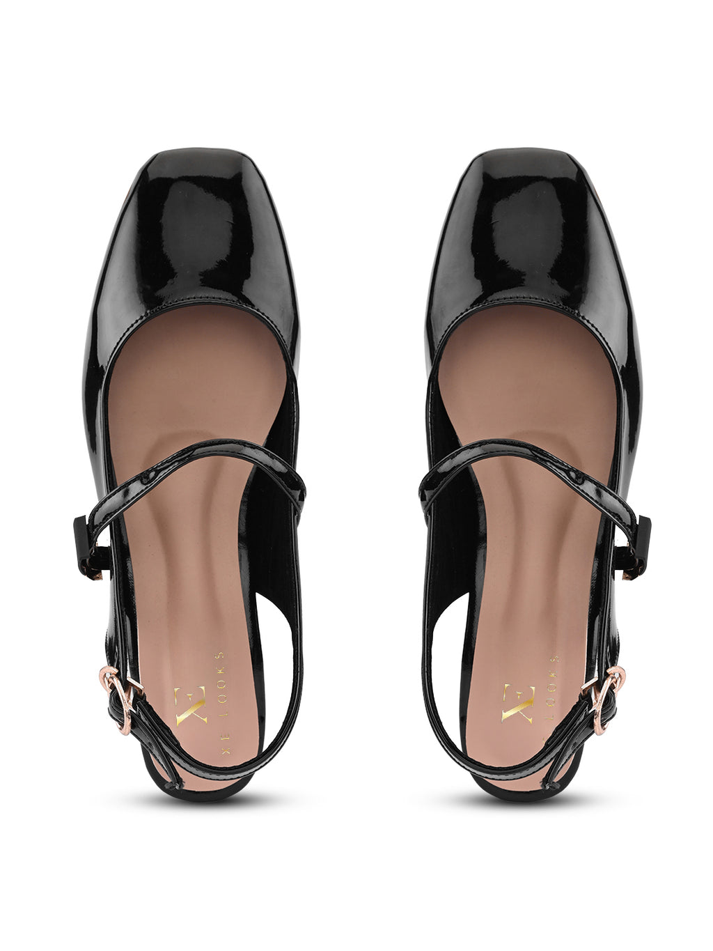 Elegant Slingback Block Heels with Bow Detail