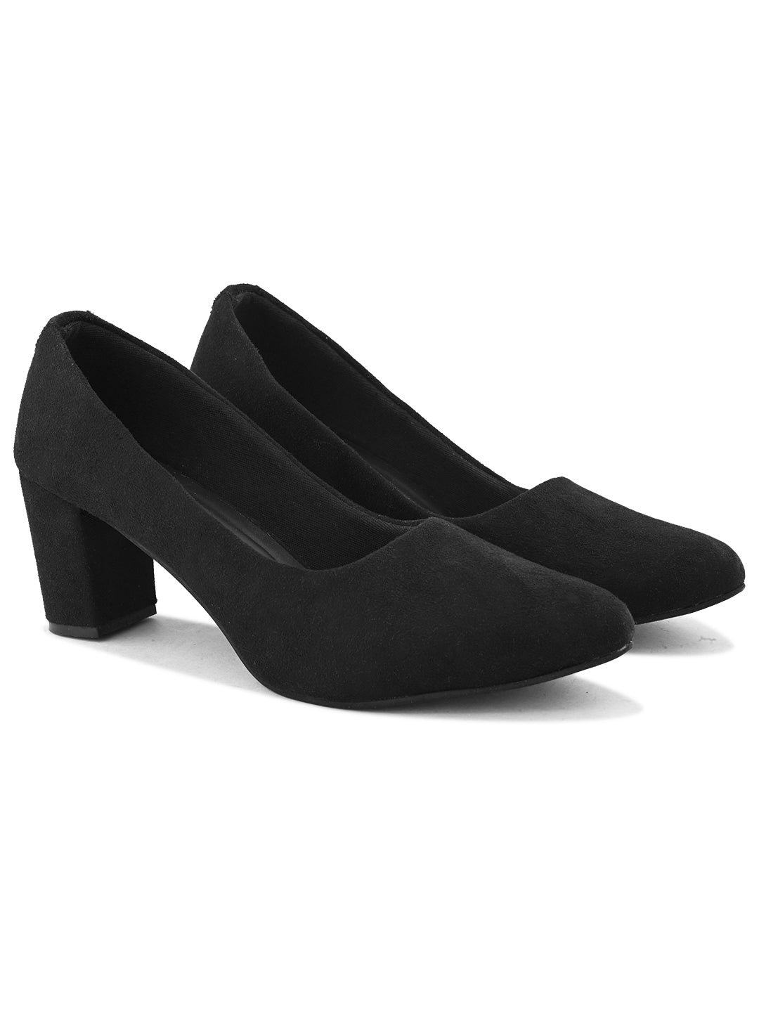 Elegant with a soft suede finish heels