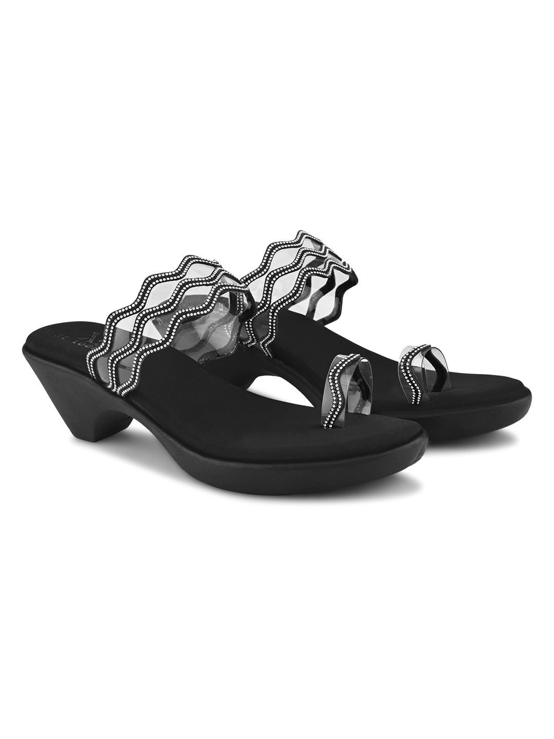Elegant Toe-Ring Slip-On Sandals Comfort Sandals