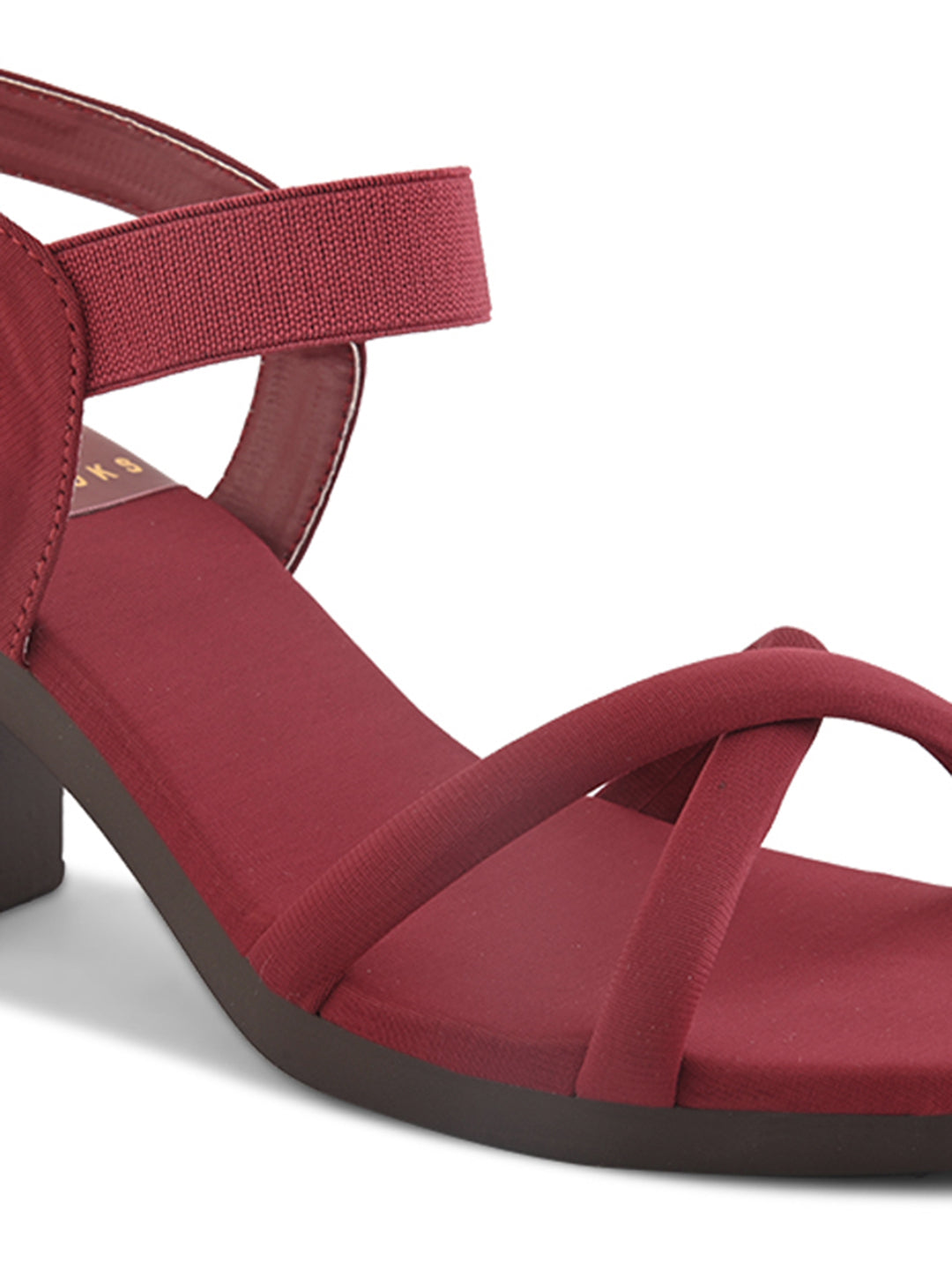 Bold & Attractive with Ankle strap Block High Heels Sandal