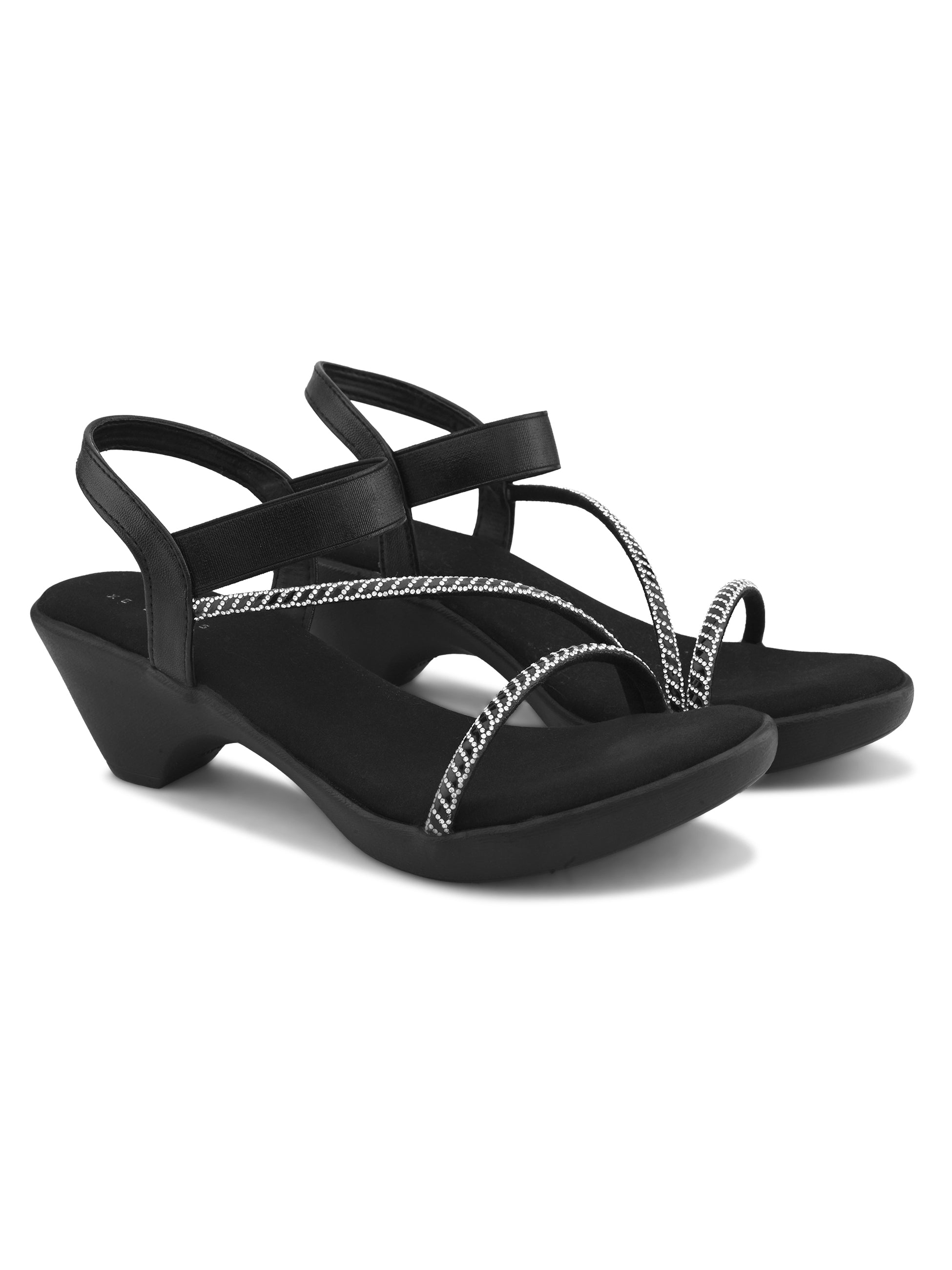 Classic Wedge Sandals Metallic Beaded Crisscross Straps