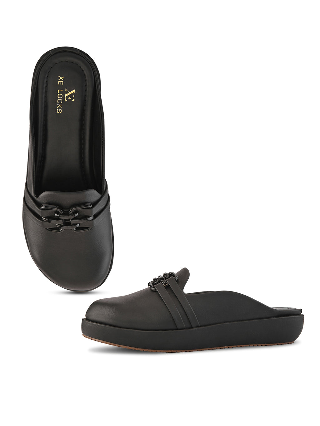 Slip-On Mules with Cushioned Footbed