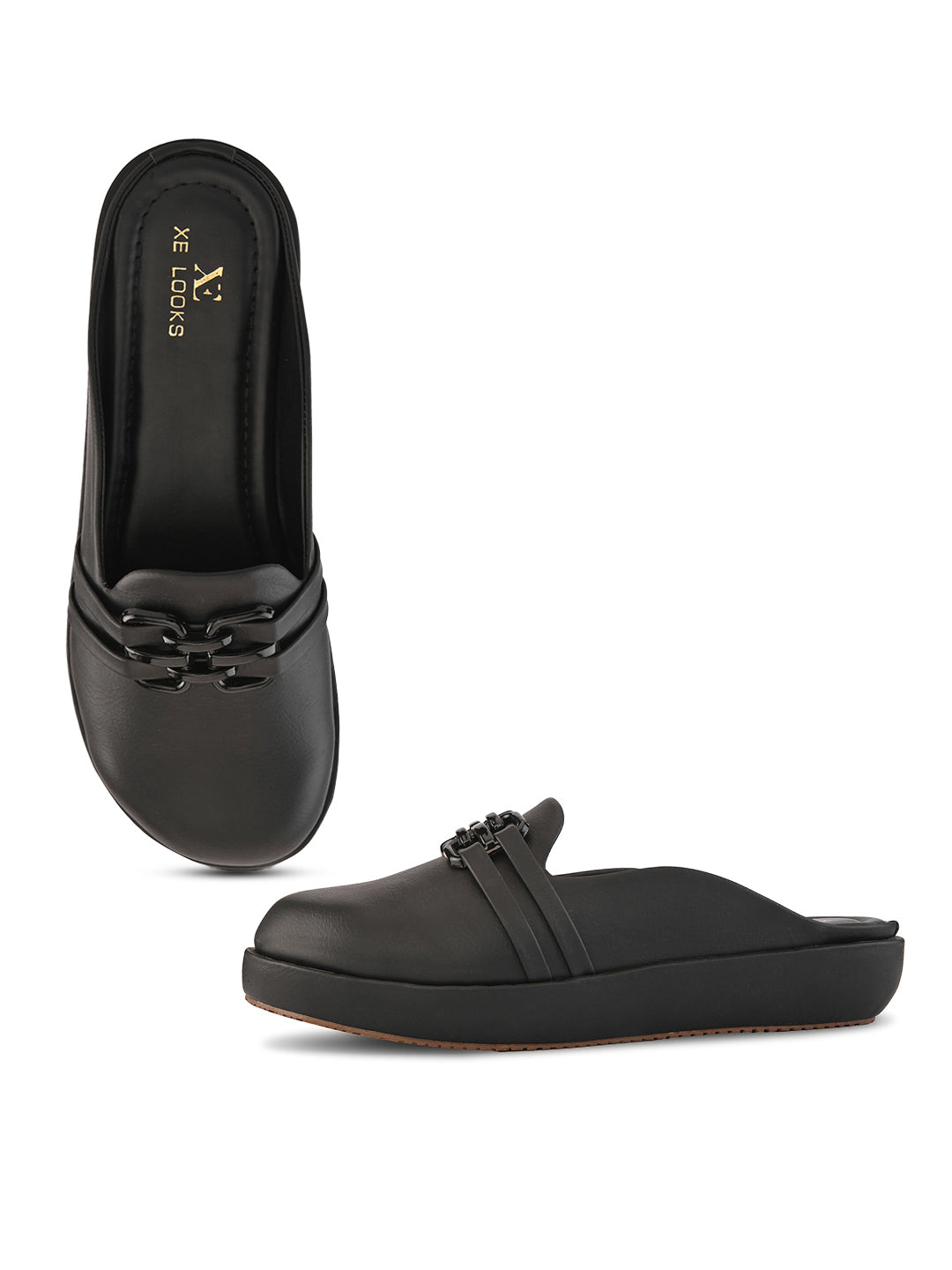 Slip-On Mules with Cushioned Footbed