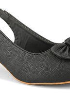 Slingback with Stylish Finish Heels