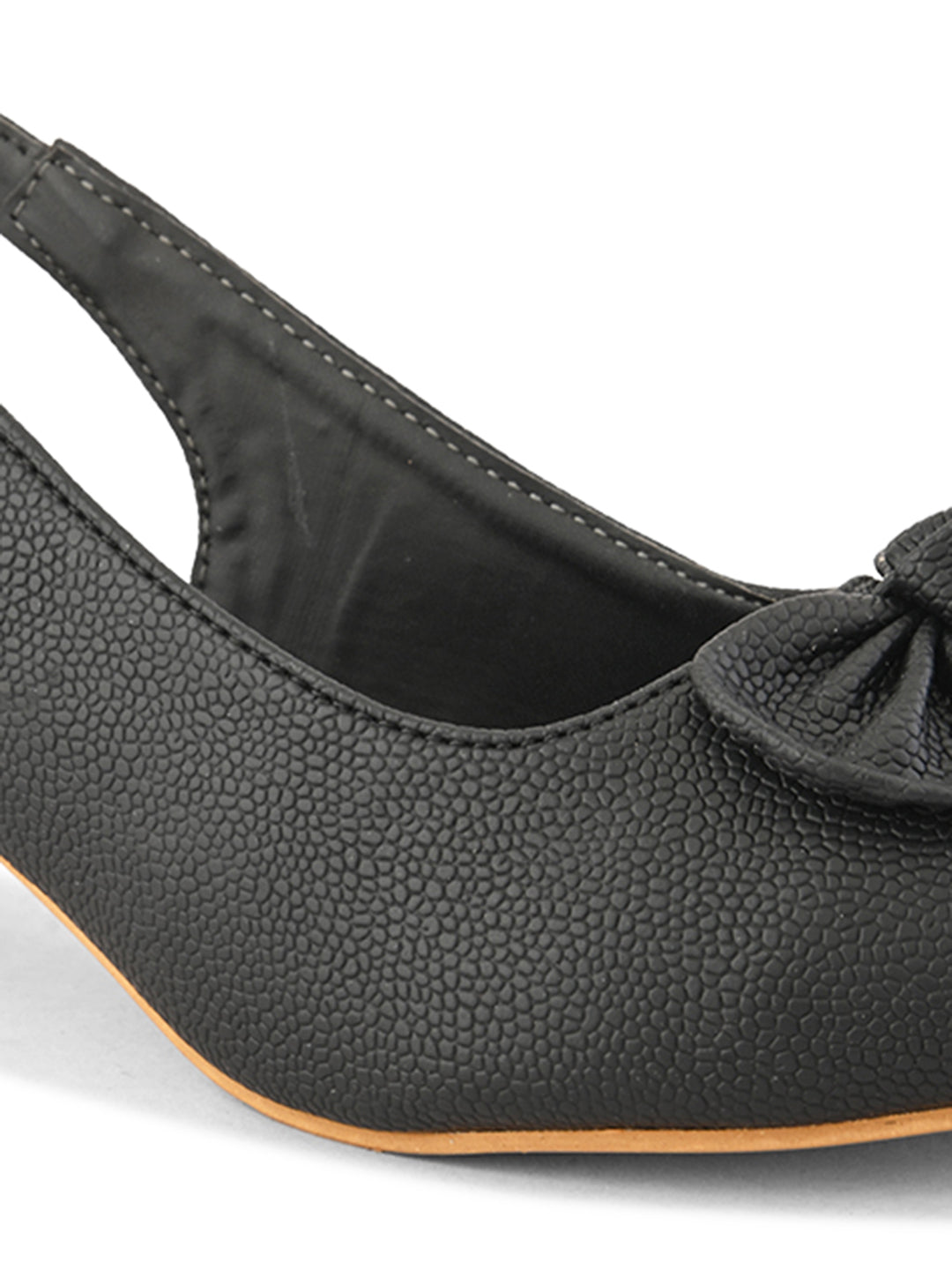 Slingback with Stylish Finish Heels