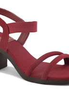Bold & Trendy , Soft Block High Heels Sandals