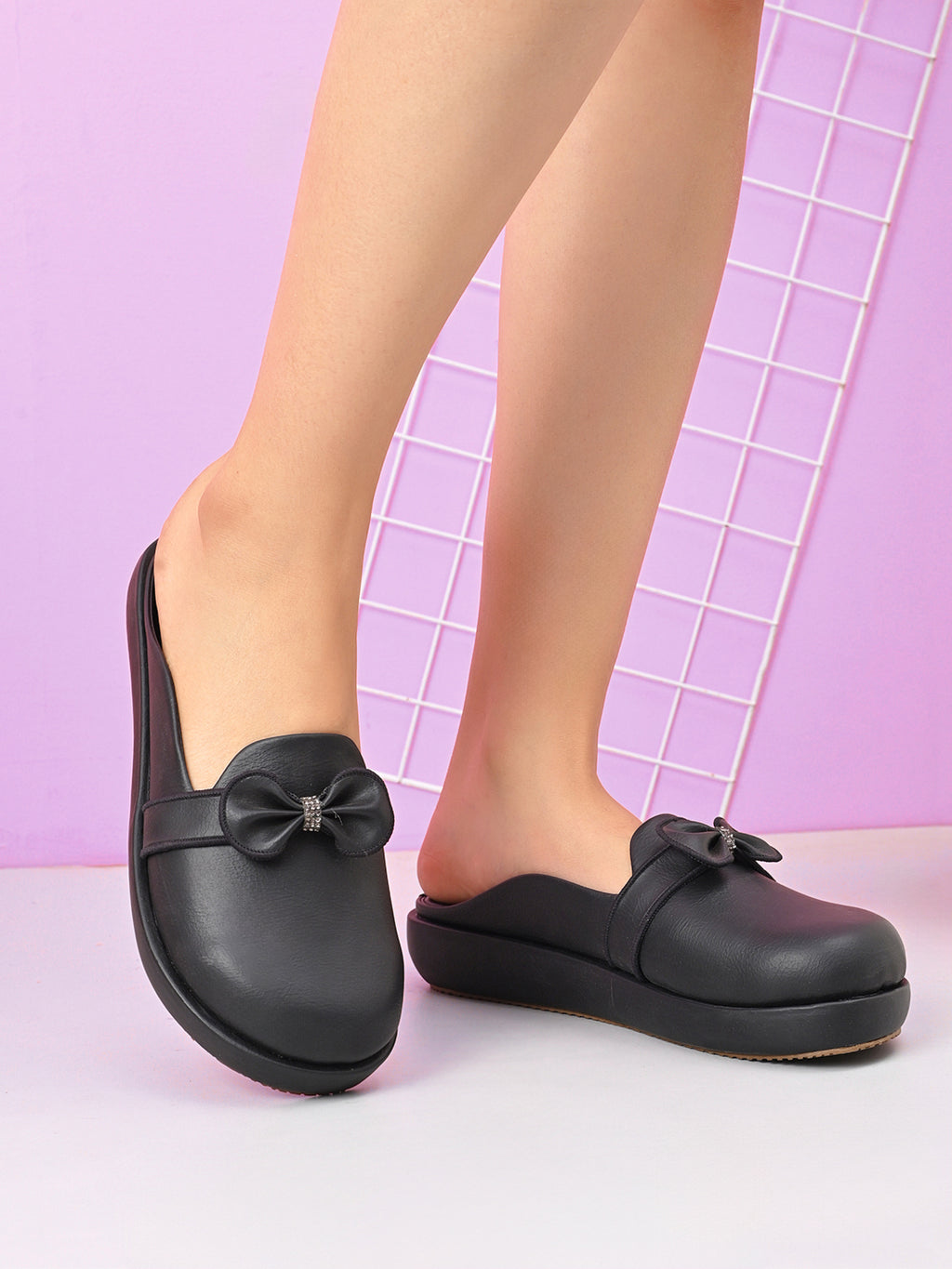 Slip-On with Comfortable Strap Mule Loafers