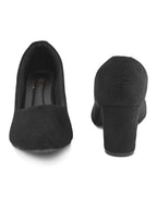 Elegant with a soft suede finish heels