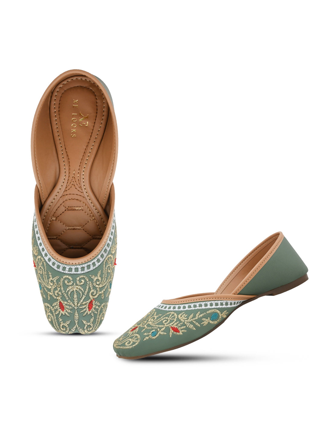 Flat Comfortable , Trend & Fancy  Embellished Punjabi Jutties
