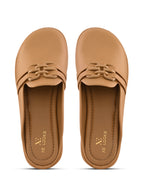Slip-On Mules with Cushioned Footbed