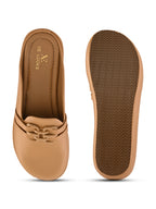 Slip-On Mules with Cushioned Footbed