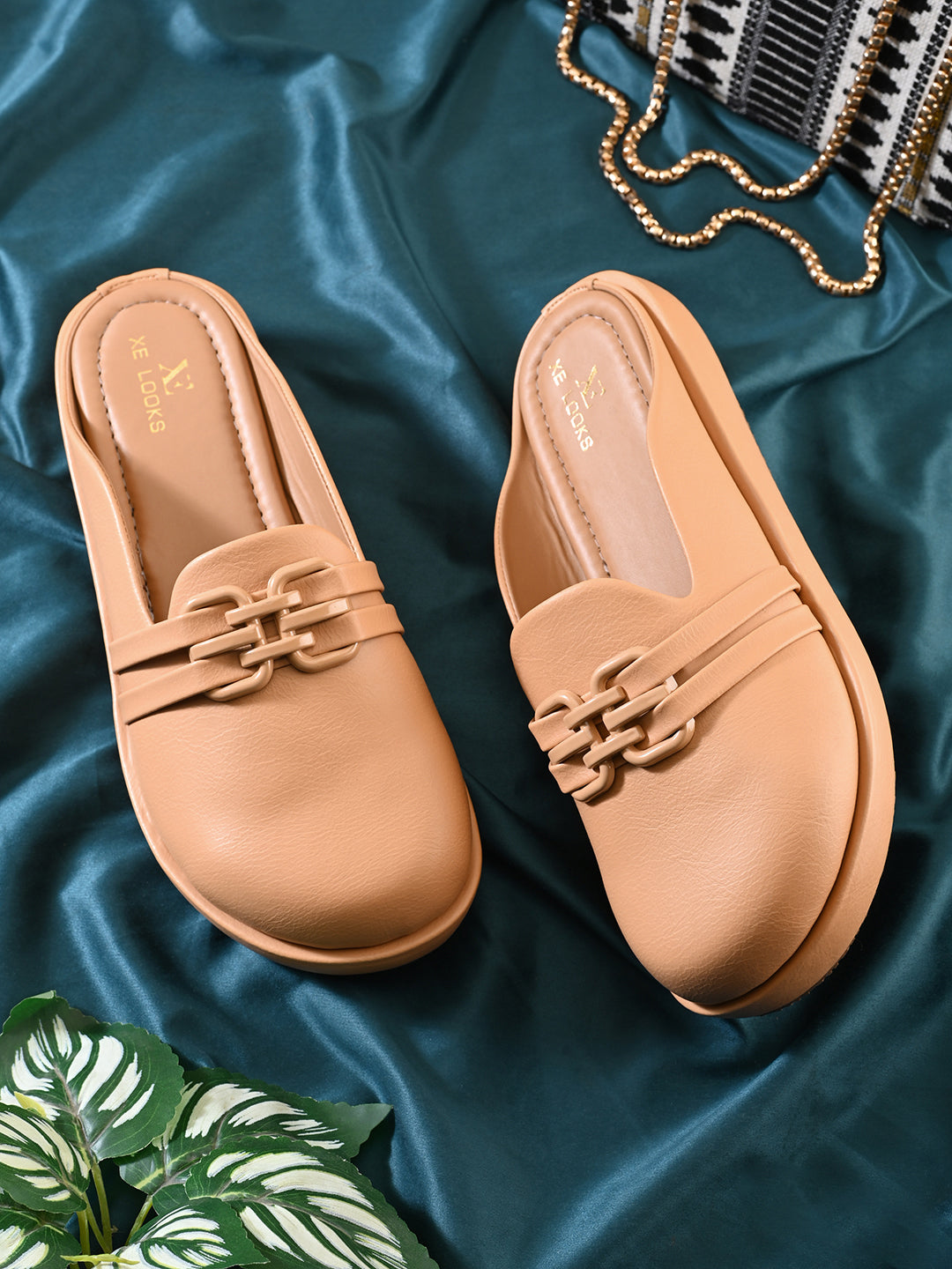 Slip-On Mules with Cushioned Footbed