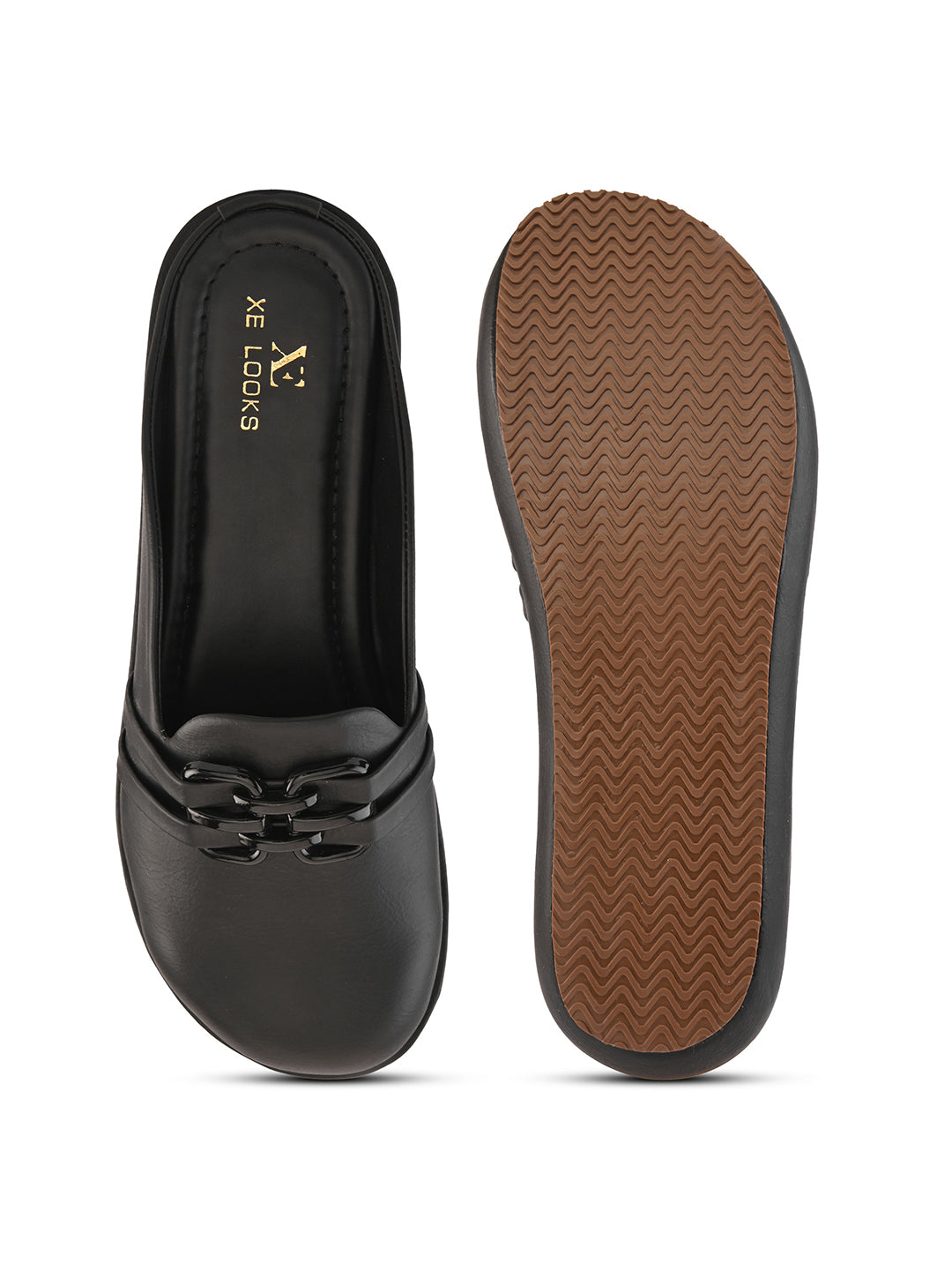 Slip-On Mules with Cushioned Footbed
