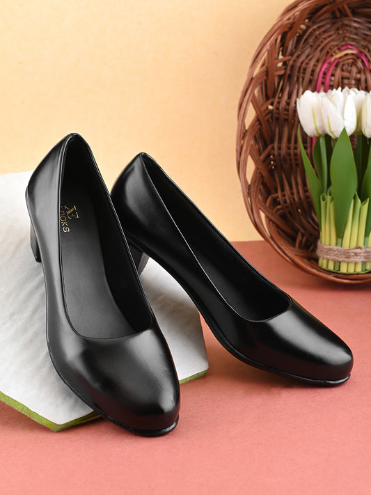 Attractive & Comfortable Block Heel Pumps Ballerinas