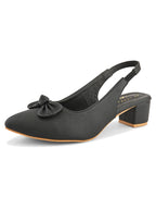 Slingback with Stylish Finish Heels