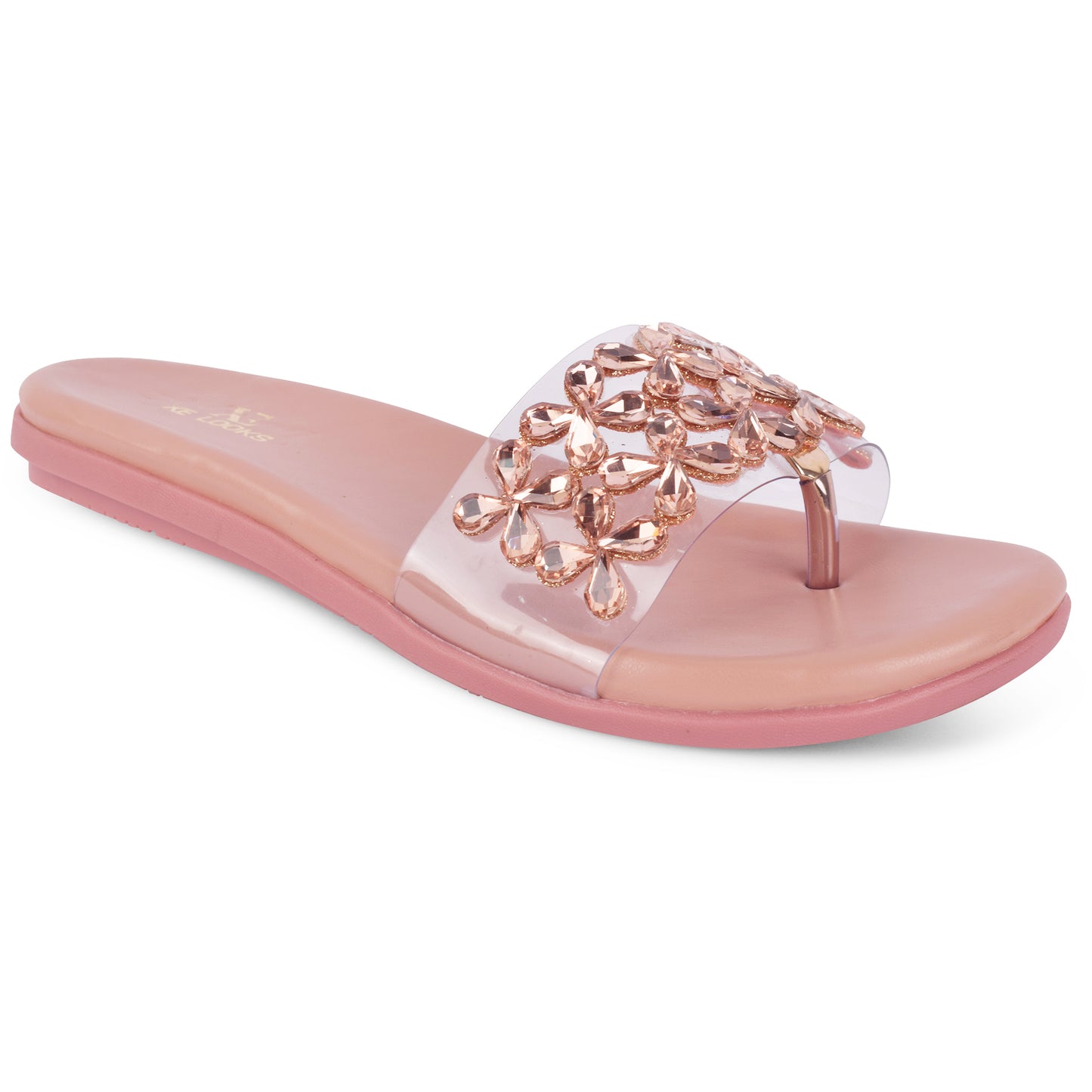 Elegant Stone Studded Fancy & Comfortable Flat Slippers