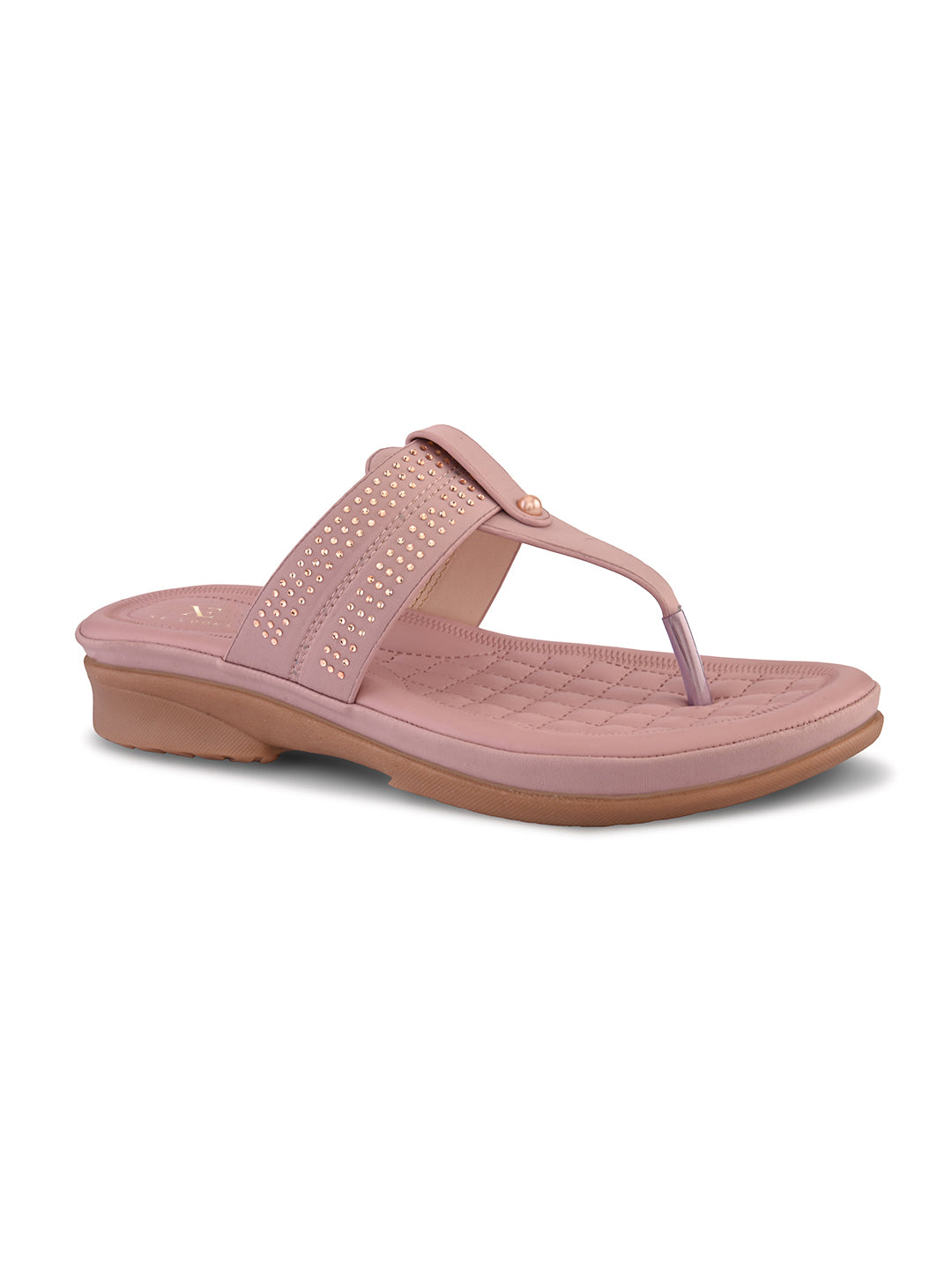 Lightweight Everyday Wear Embellished Comfort  Slippers