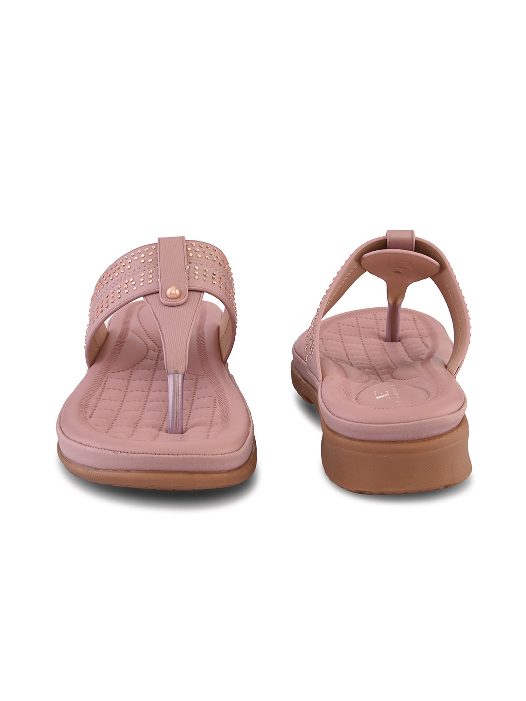Lightweight Everyday Wear Embellished Comfort  Slippers