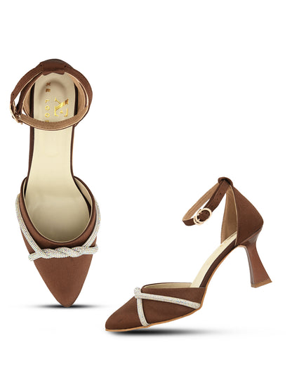 Fancy & Comfortable with Buckle Closure Heels