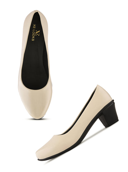 Attractive & Comfortable Block Heel Pumps Ballerinas