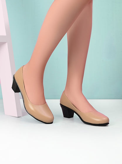 Attractive & Comfortable Block Heel Pumps Ballerinas