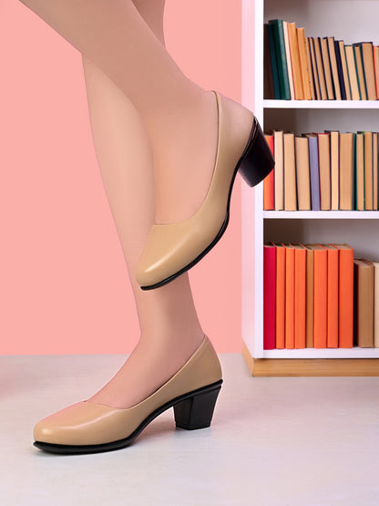 Attractive & Comfortable Block Heel Pumps Ballerinas