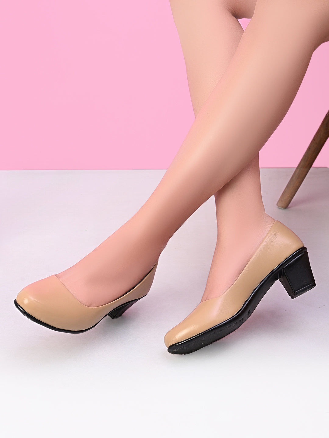 Attractive & Comfortable Block Heel Pumps Ballerinas