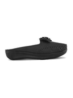 Stylish Slip-On Bow Mule Loafers