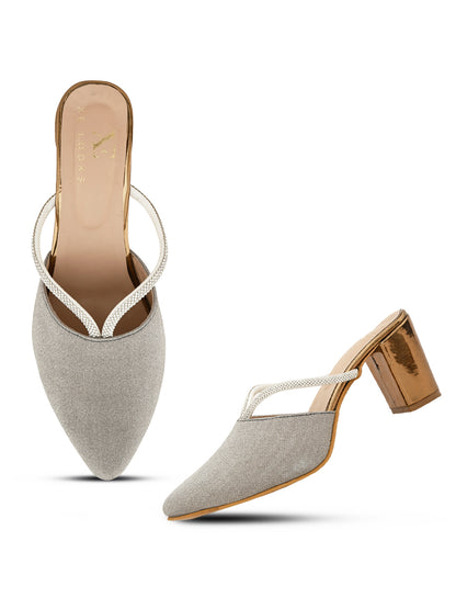 Graceful & Trendy  Slip-On Heels