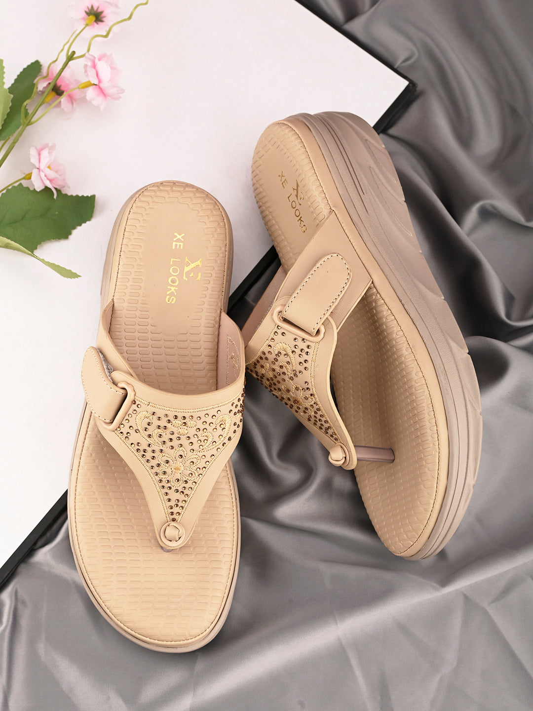 Orthopedic with Adjustable Strap and Cushioned Doctor Slippers