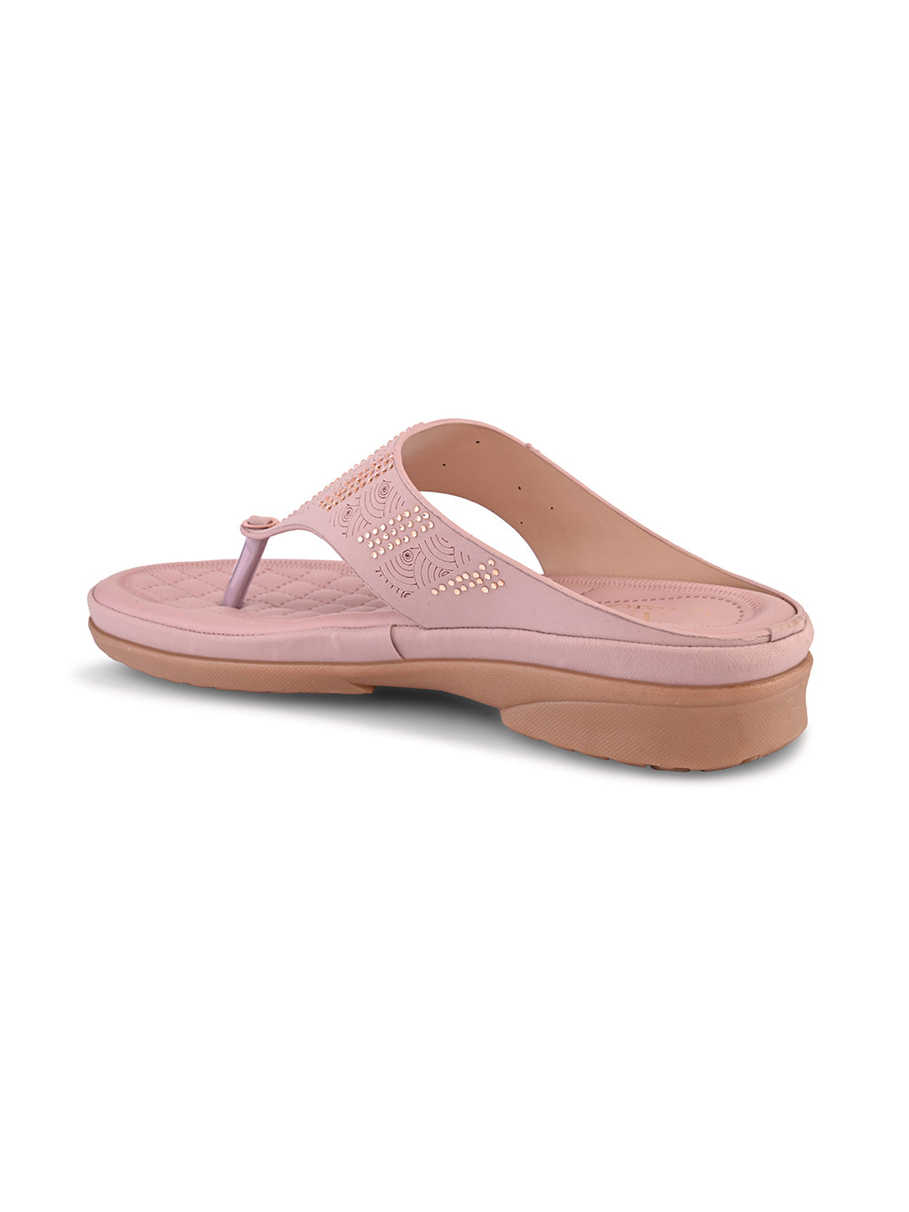 Elegant Slip-On Toe Loop Wedge Slippers