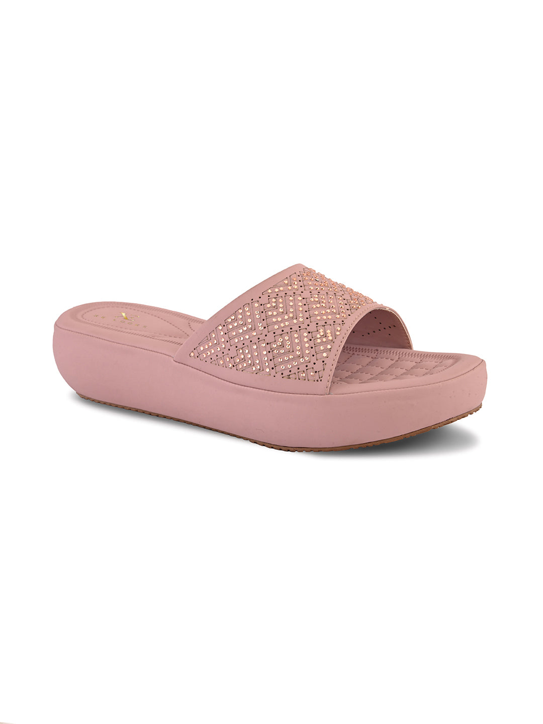 Classic Fancy Wedge Slippers for Women