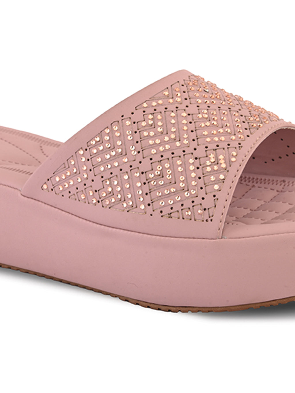 Classic Fancy Wedge Slippers for Women
