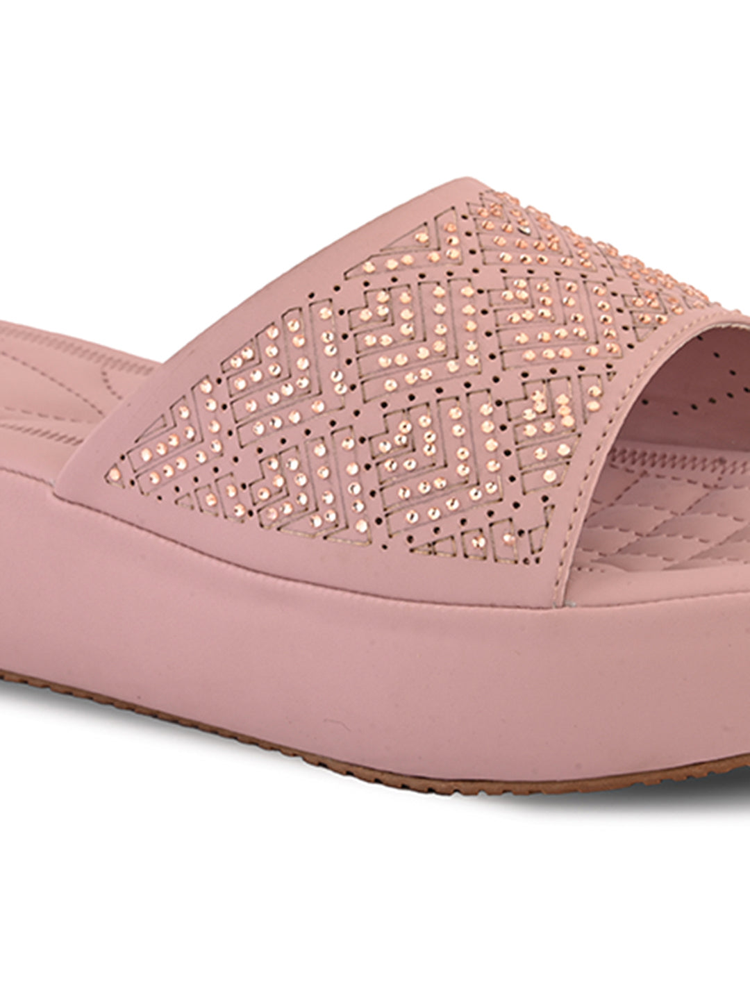 Classic Fancy Wedge Slippers for Women