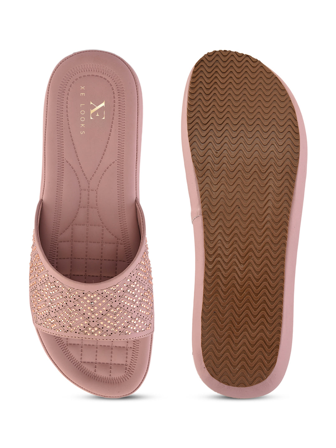 Classic Fancy Wedge Slippers for Women