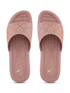 Classic Fancy Wedge Slippers for Women