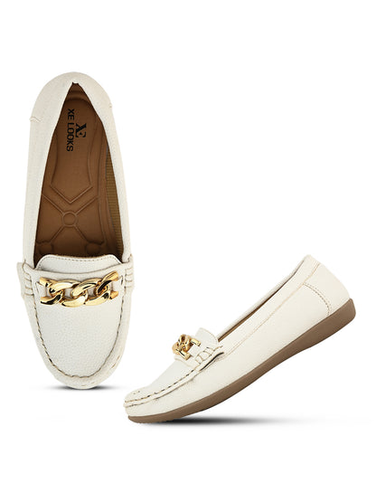 Comfortable ,Stylish & Fancy Chain Design Slip-On - Loafer