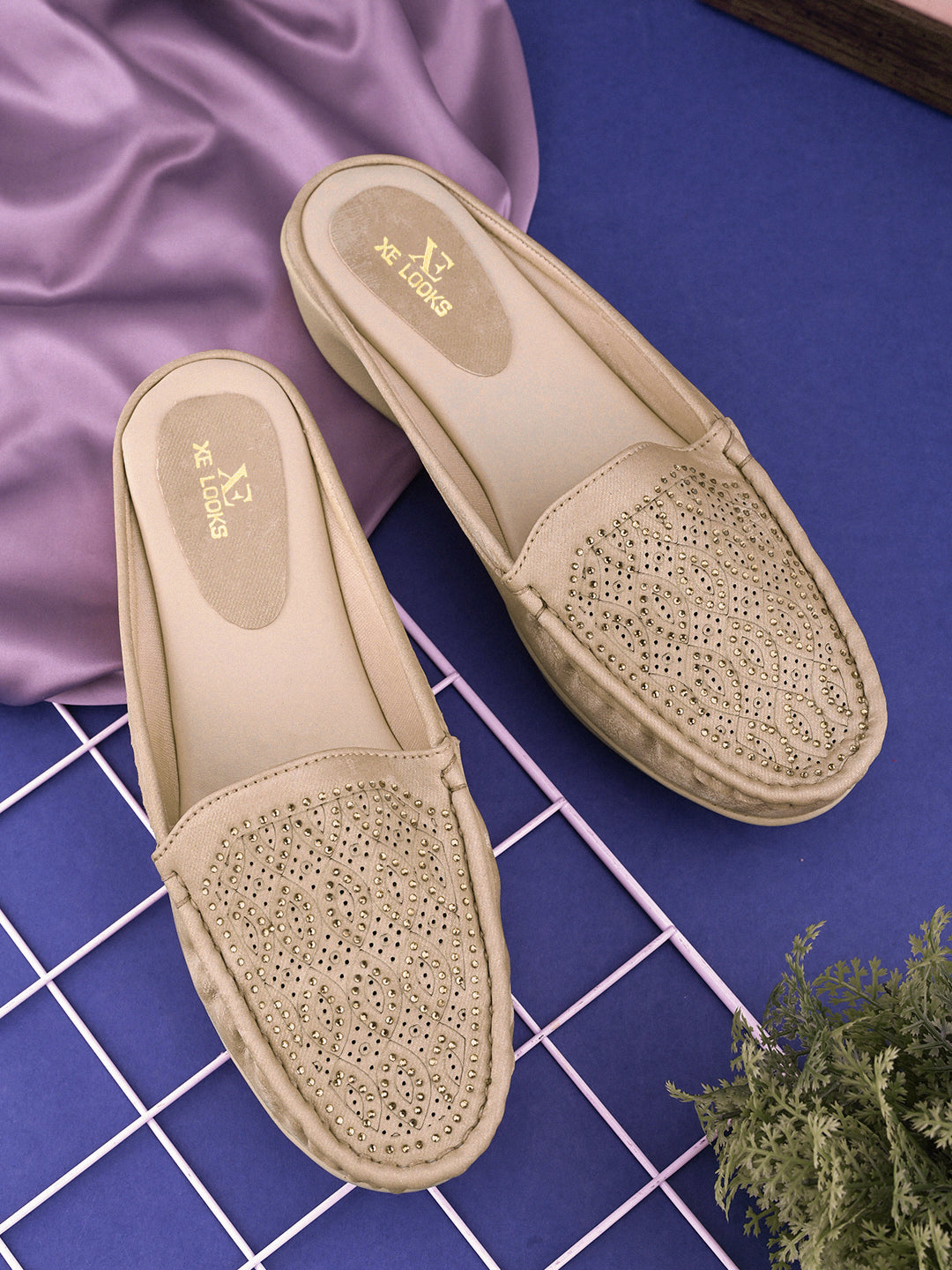 Flat Mule –Elegant Slip-On Mules with Cushioned