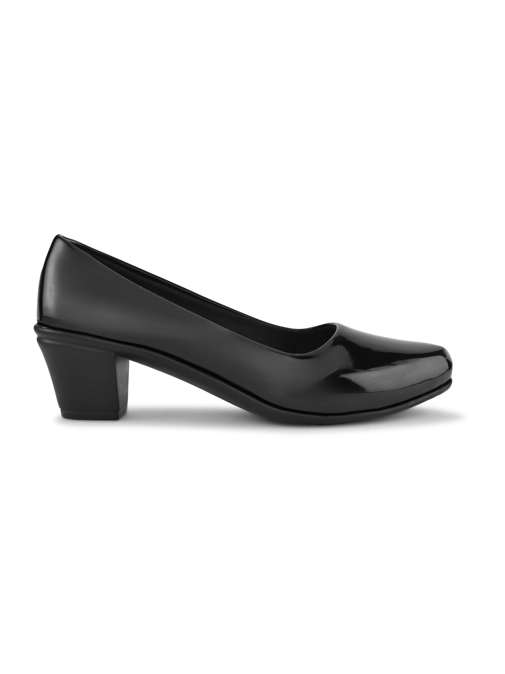 Glossy Pointed Toe Comfortable Slip-On Ballerinas