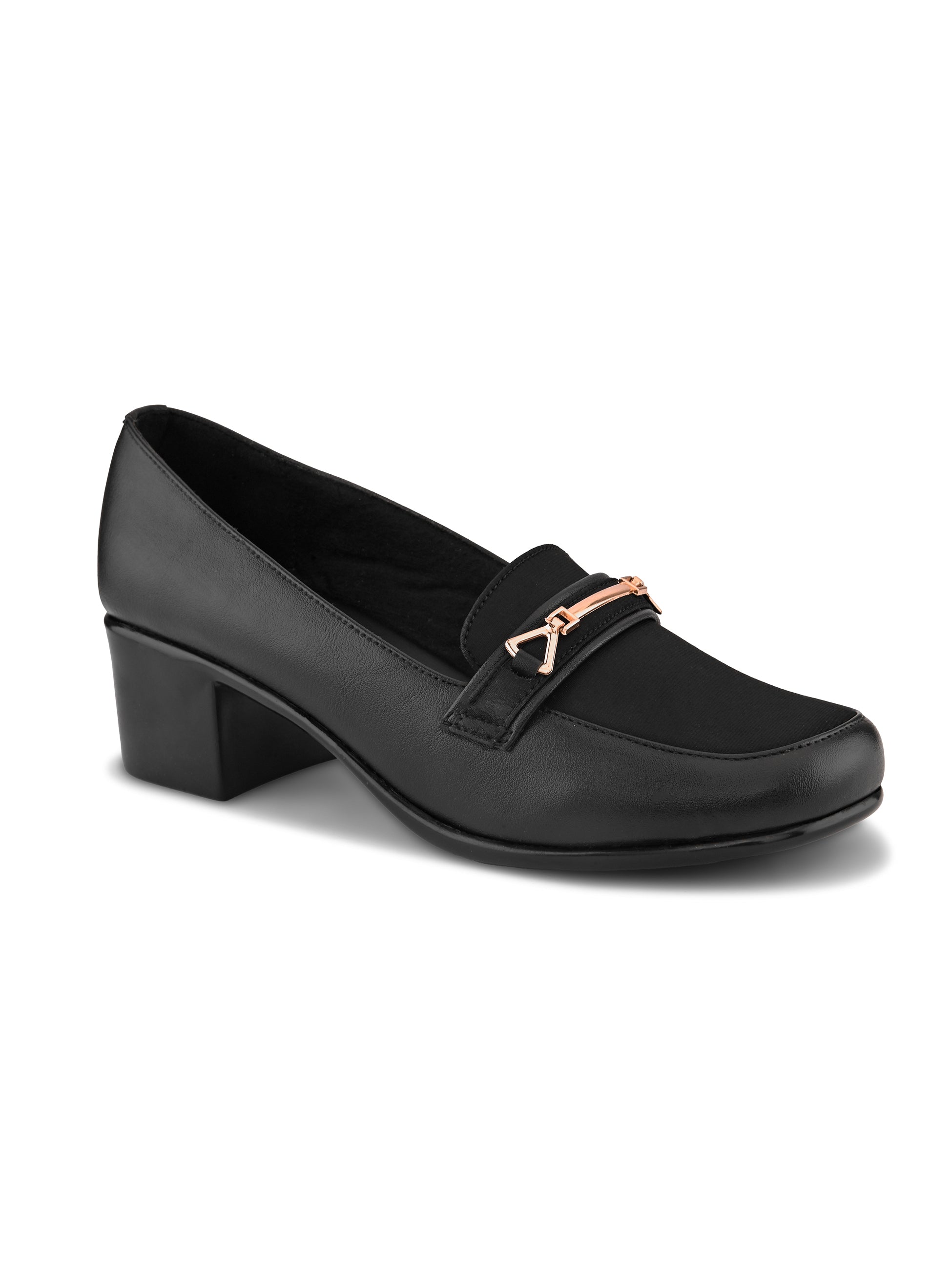 Comfortable Formal Block Heel Loafers