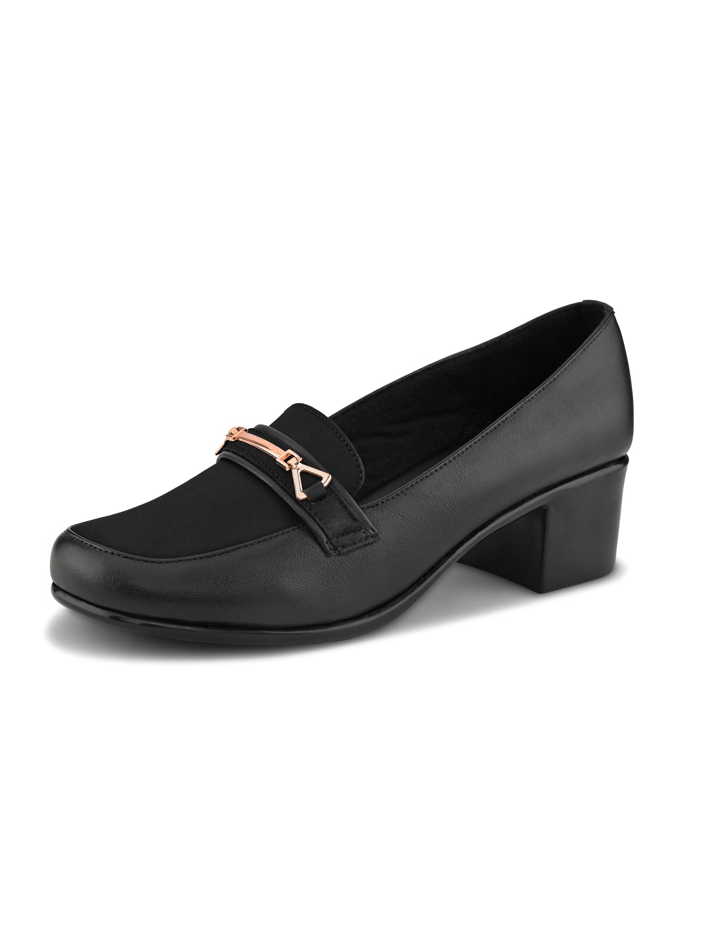 Comfortable Formal Block Heel Loafers